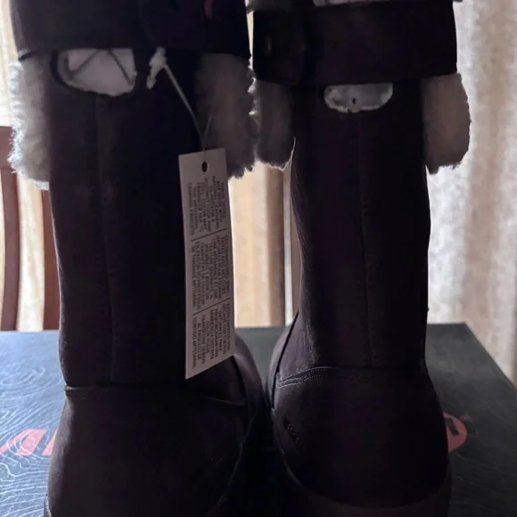 Merrell Dark Brown Shearling-Lined Winter Boots - Picture 2 of 5